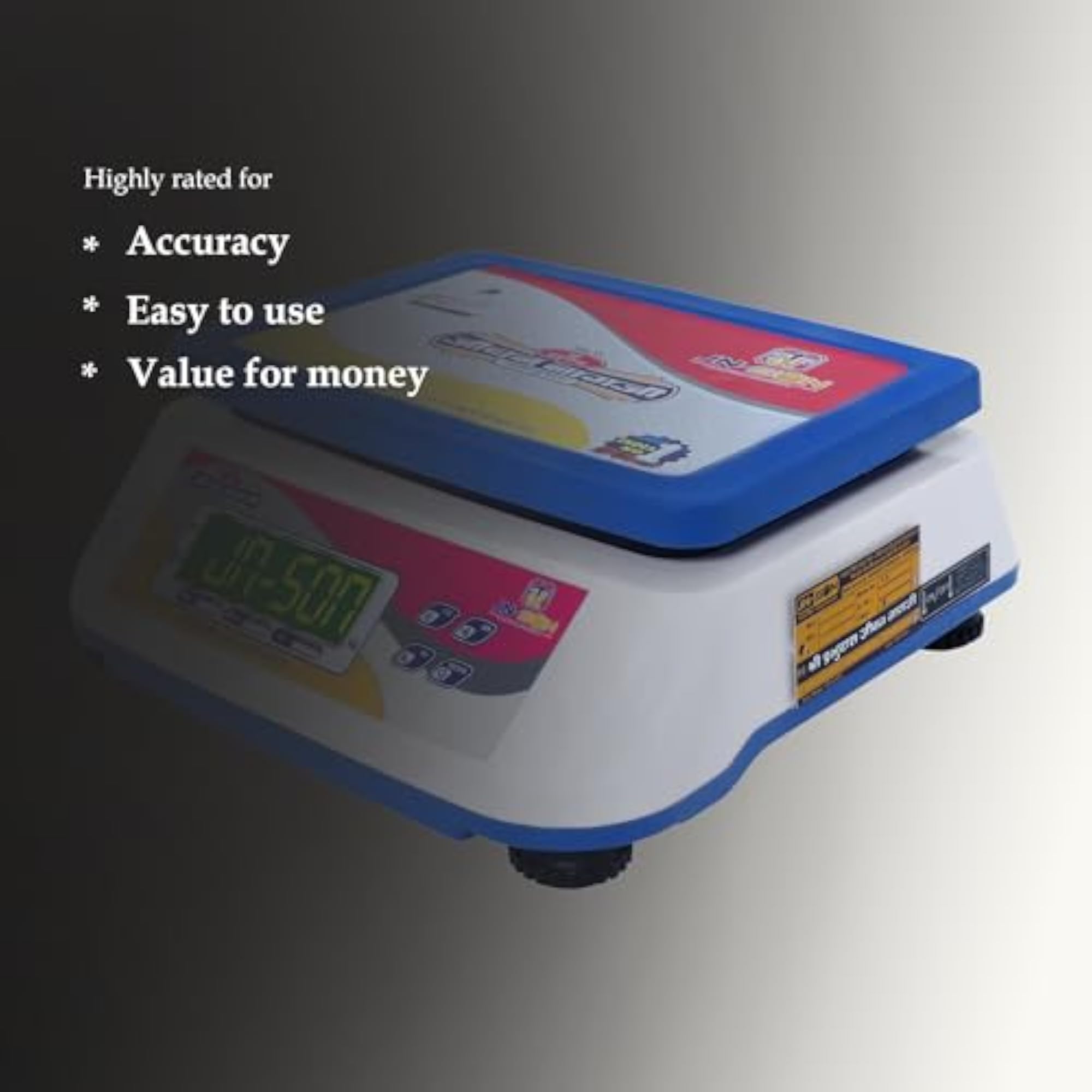 30-40 KG Commercial Weighing Scale, ABS Design